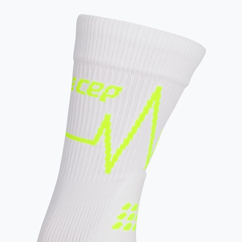 CEP Heartbeat women's compression running socks white WP2CPC2 3