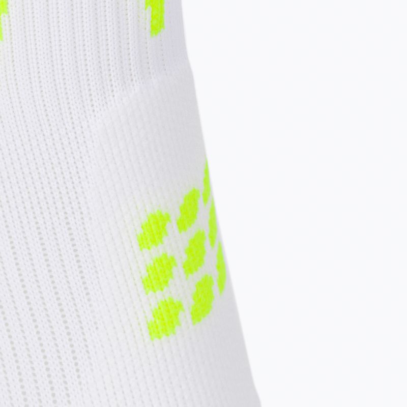 CEP Heartbeat men's compression running socks white WP3CPC2 3