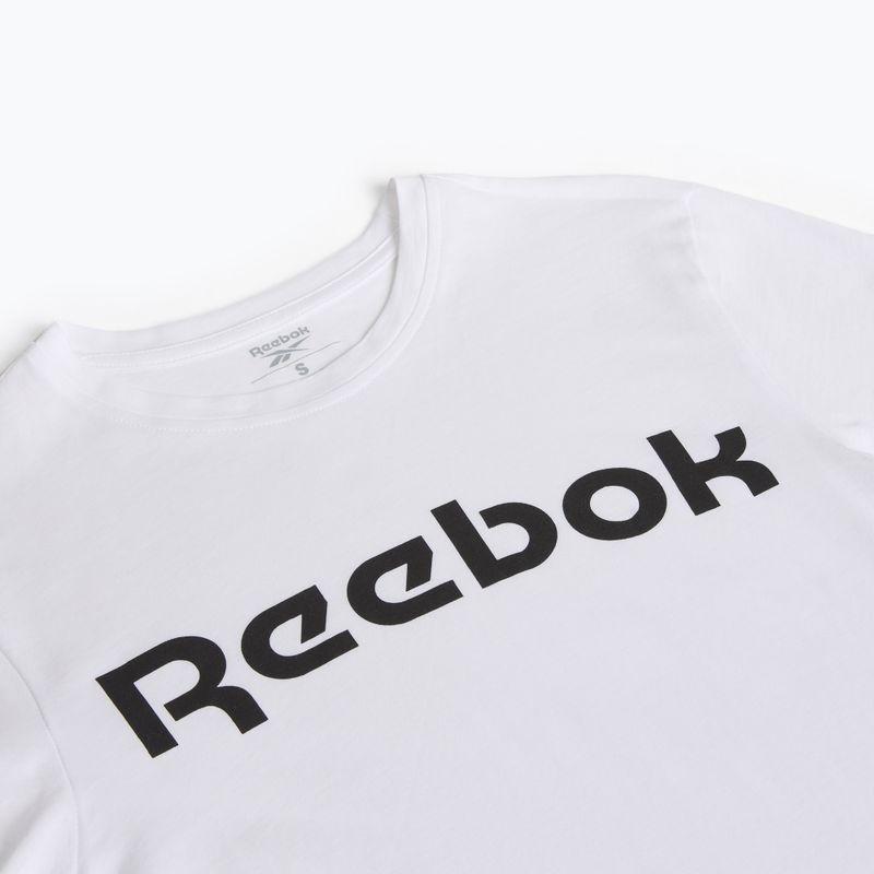 Men's T-shirt Reebok Gs Linear Read Tee white 3