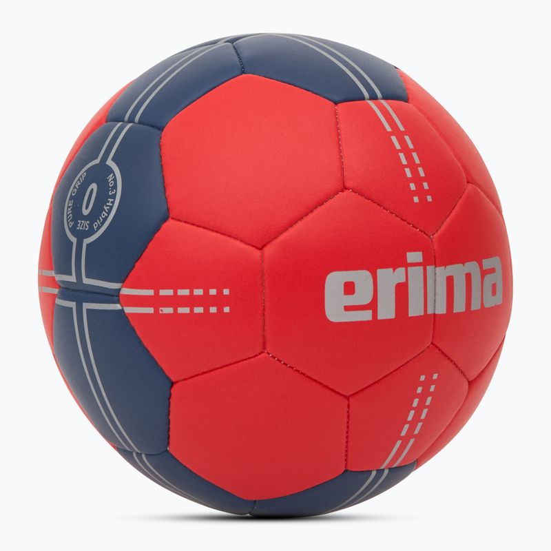 ERIMA Pure Grip Handball No. 3 Hybrid red/new navy size 0 2