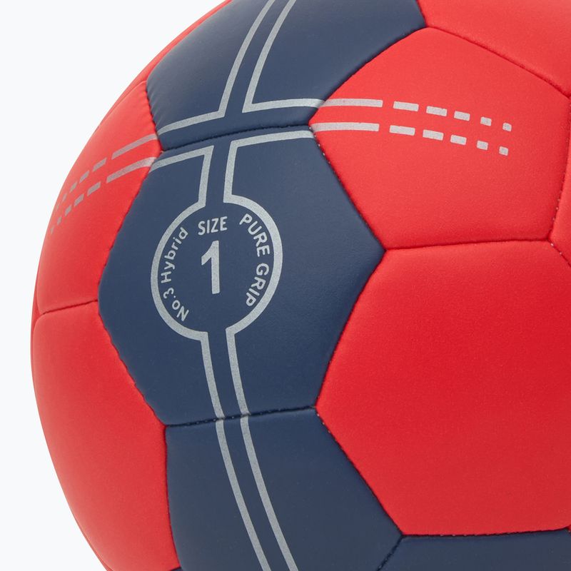 ERIMA Pure Grip Handball No. 3 Hybrid red/new navy size 1 3