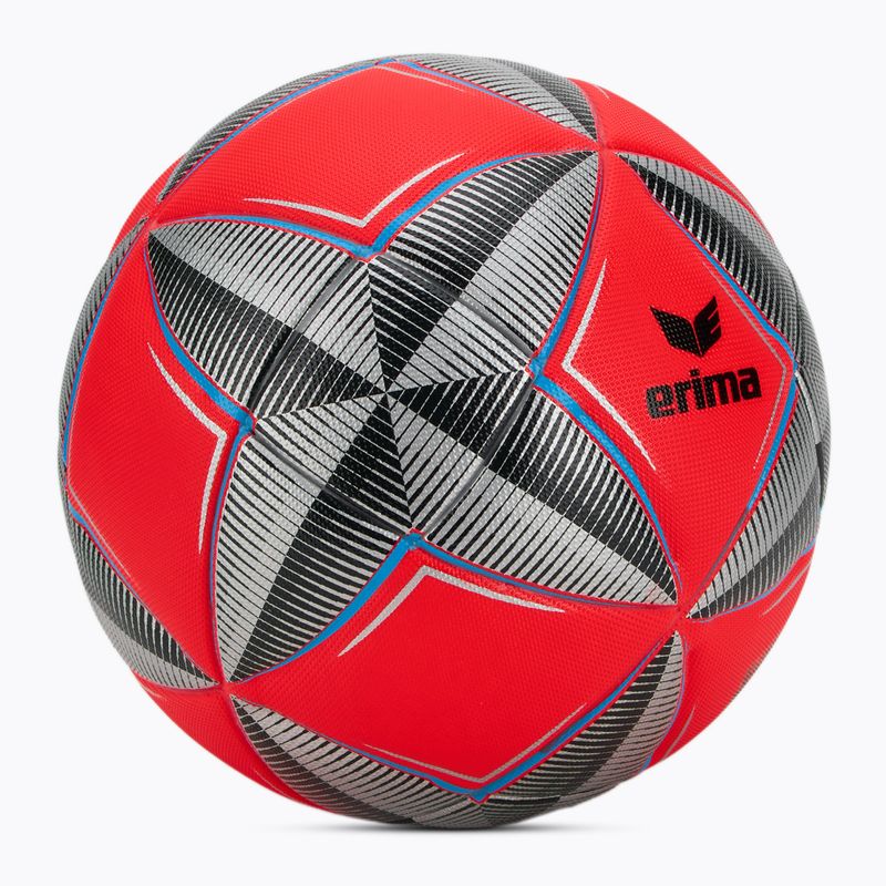 ERIMA Senzor Star Match Fluo fiery coral/black football size 5 2