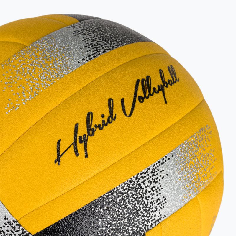 ERIMA Hybrid Volleyball yellow/black/silver 3