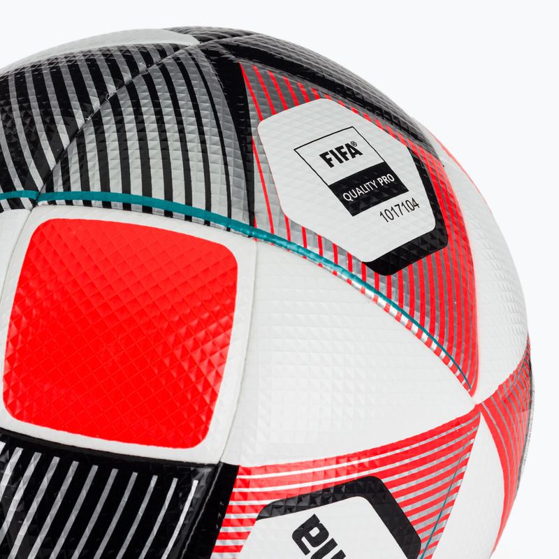 ERIMA Hybrid Match silver/fiery-coral football size 5 3
