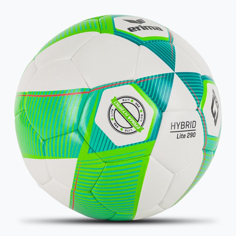 ERIMA Hybrid Lite 290 green gecko/petrol football size 3 2