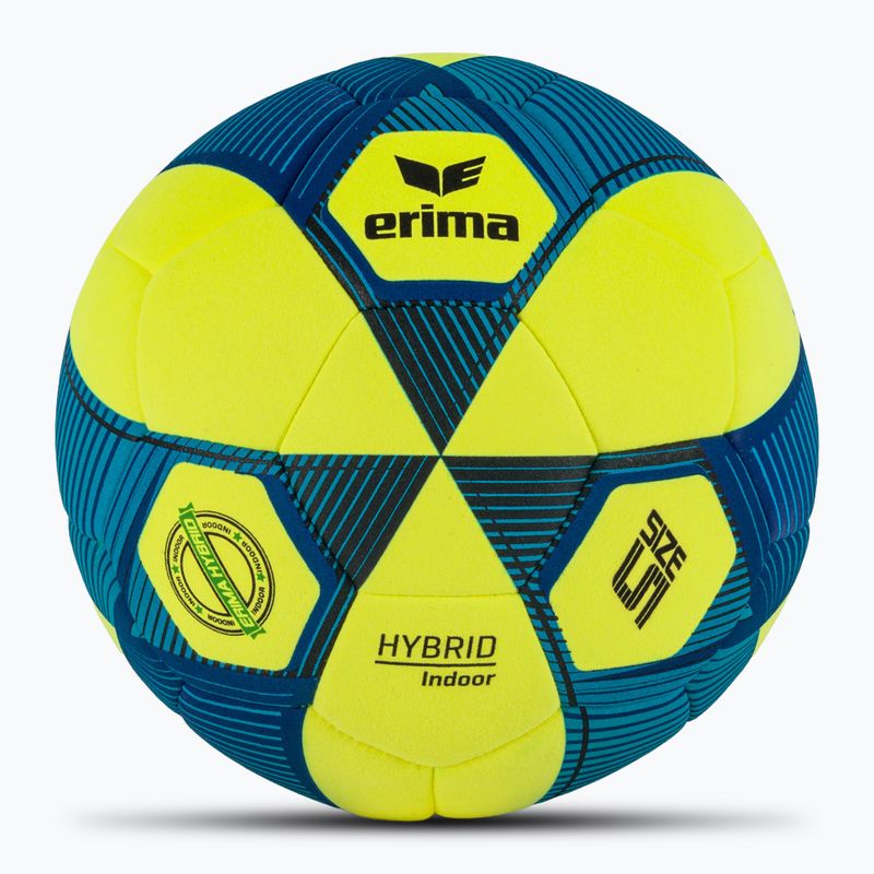 ERIMA Hybrid Indoor yellow/new royal blue size 4 football