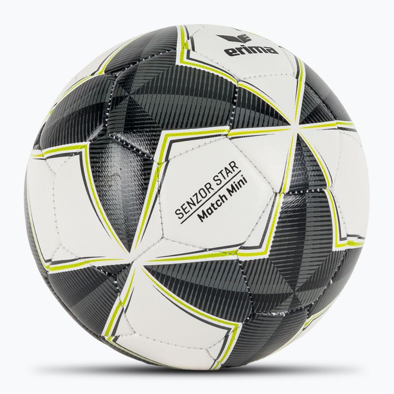 ERIMA Senzor Star Match Mini football black/grey size 0 2