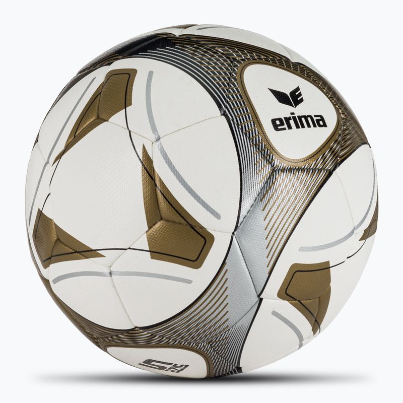 ERIMA Hybrid Training white/gold football size 5 2