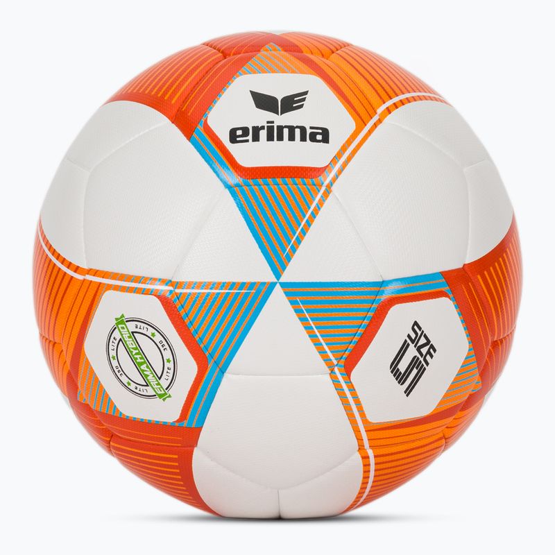 Children's football Erima Hybrid Lite 350 size 5 neon orange/curacao