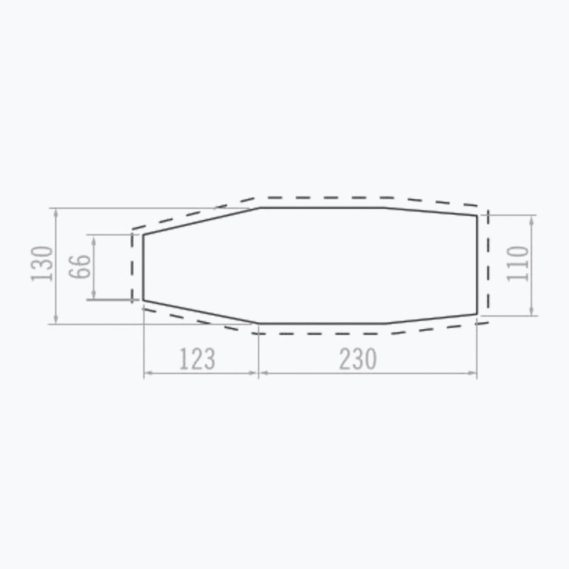Vaude FP Arco bark tent floor 2