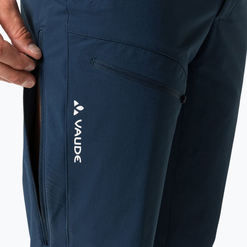 Men's VAUDE Badile II softshell trousers dark sea uni 4