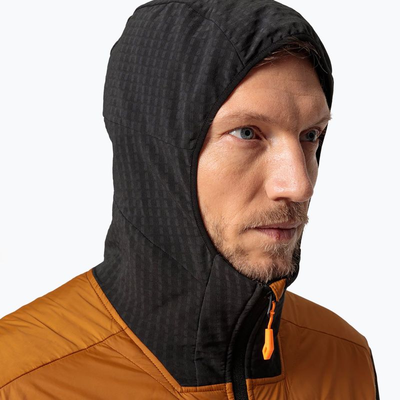 Men's VAUDE Valdassa Hybrid II silt brown jacket 3