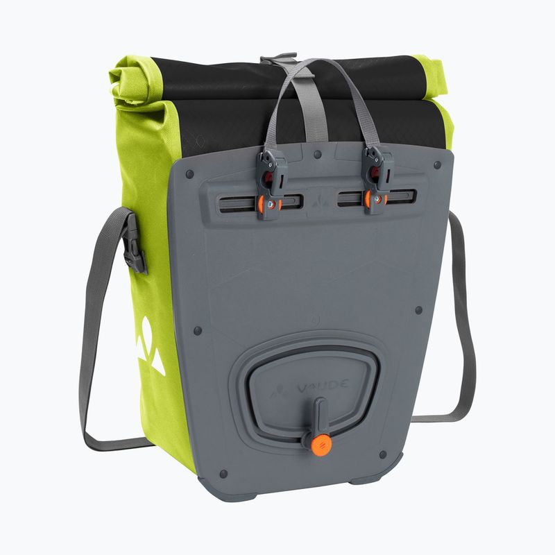 VAUDE Aqua Back Print Single 24 l black/ bright green bicycle panniers for racks 3