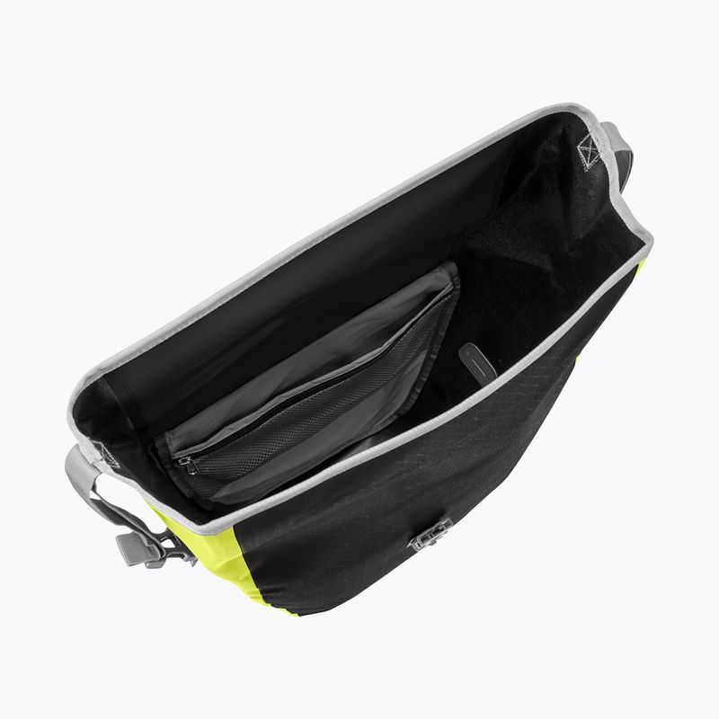 VAUDE Aqua Back Print Single 24 l black/ bright green bicycle panniers for racks 4