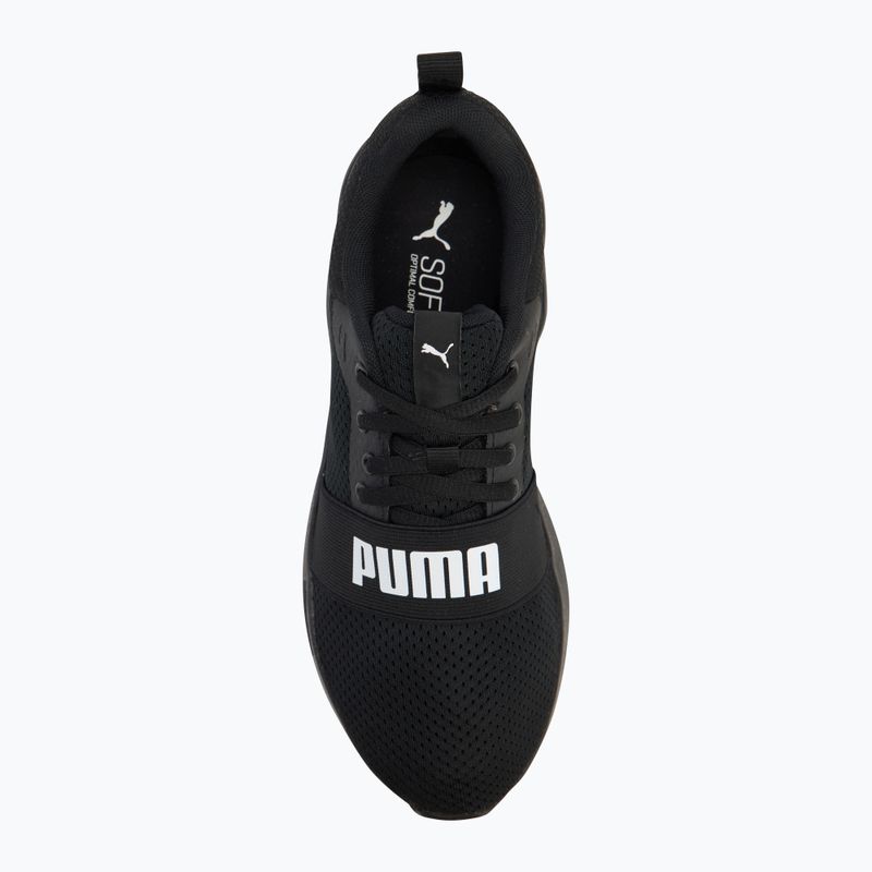 PUMA Wired Run Jr children's shoes puma black/puma white 5