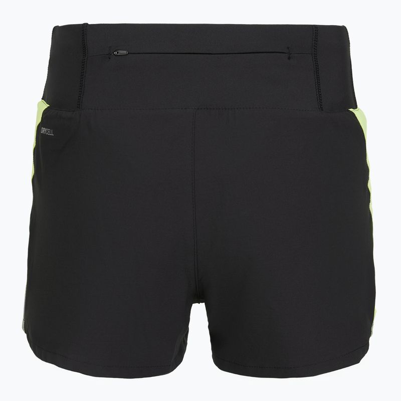 Women's running shorts Puma Run Lite Woven Ultra Shorts black/neon 2