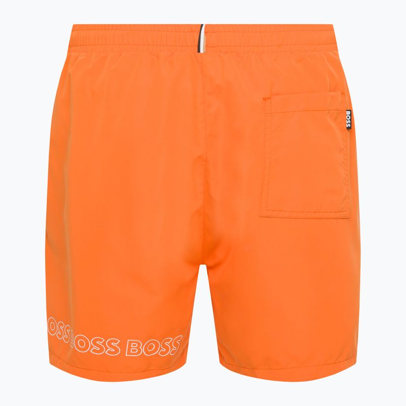 Hugo Boss Dolphin men's swim shorts orange 50469300-829 2