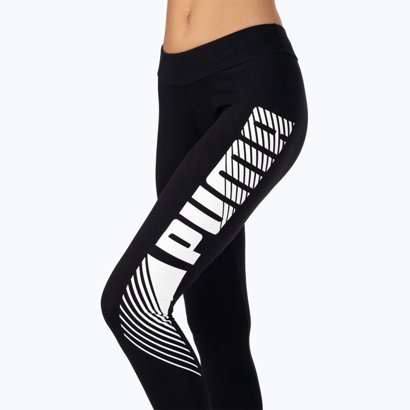 Women's training leggings PUMA Essentials Graphic black 586875 01 4