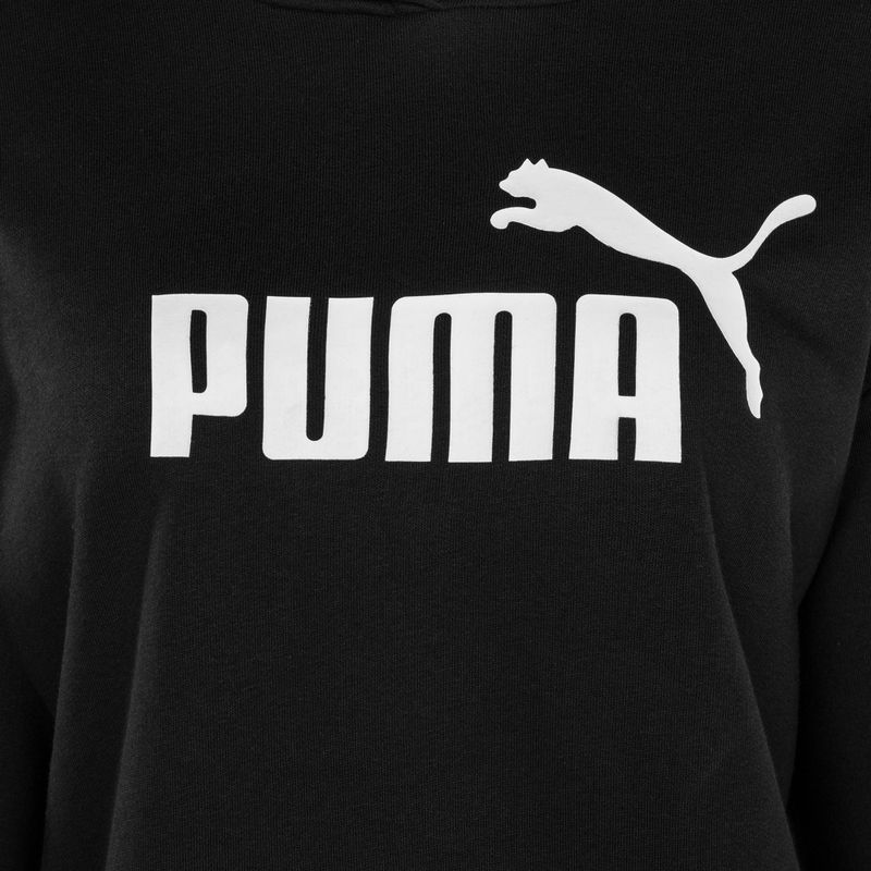 Women's PUMA ESS Cropped Logo Hoodie TR puma black 4