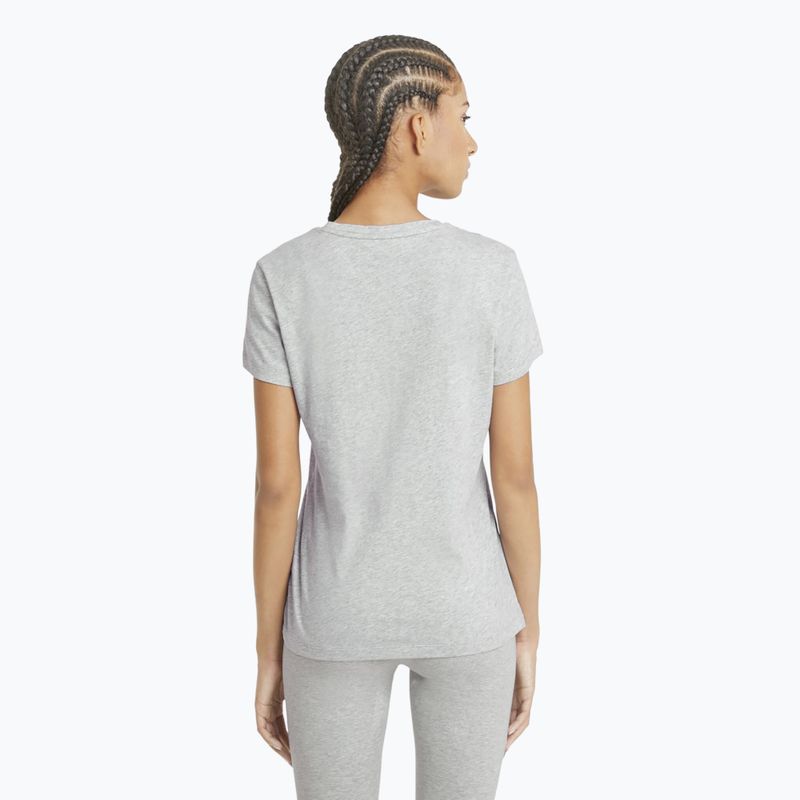 Women's PUMA ESS Logo light grey heather T-shirt 3