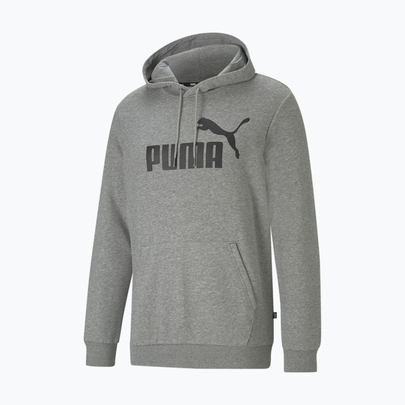 Men's sweatshirt PUMA Essentials Big Logo Hoodie TR medium gray heather 4