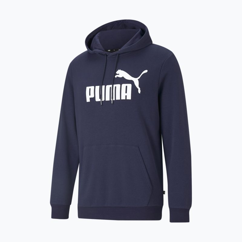 Men's PUMA Essentials Big Logo Hoodie TR peacoat 4