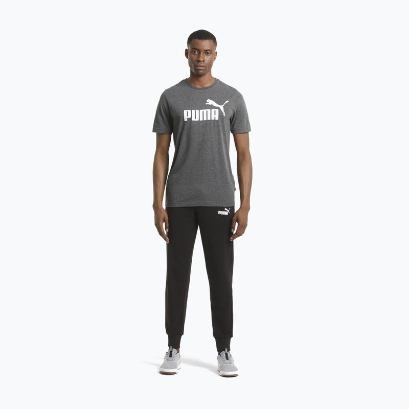 Men's PUMA Essentials Heather Tee puma black 2