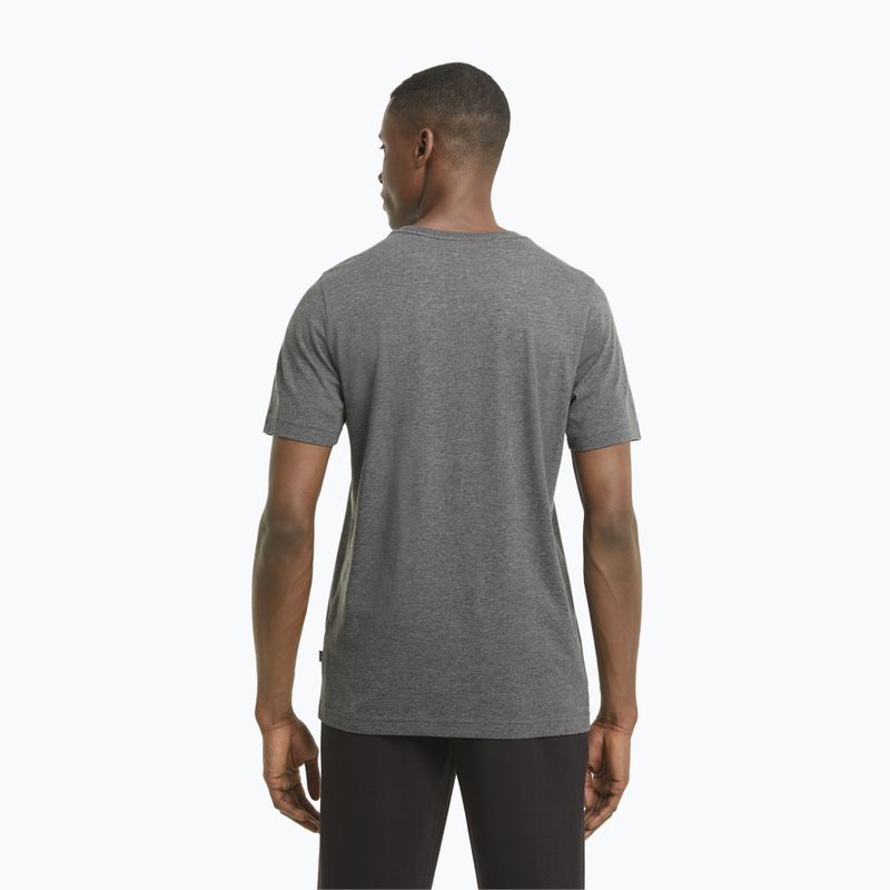 Men's PUMA Essentials Heather Tee puma black 3