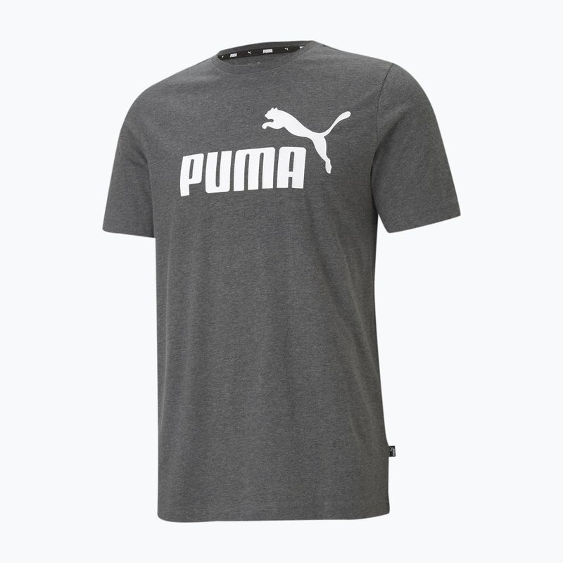 Men's PUMA Essentials Heather Tee puma black 4