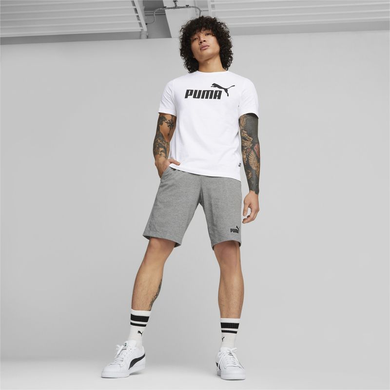 Men's PUMA Ess Logo Tee puma white 4
