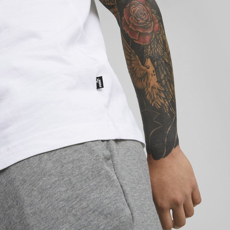 Men's PUMA Ess Logo Tee puma white 7