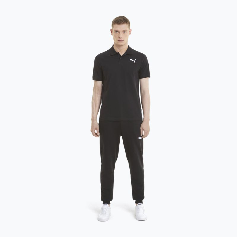 Men's PUMA Ess Pique Polo Shirt puma black/cat 2