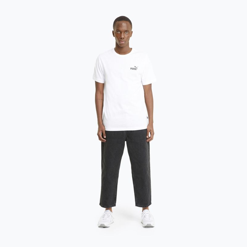 Men's PUMA Ess Small Logo Tee puma white 2