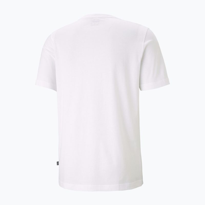 Men's PUMA Ess Small Logo Tee puma white 5