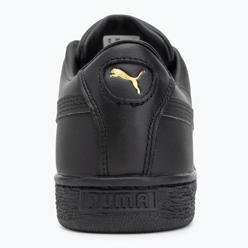 PUMA Basket Classic XXI men's shoes puma black / puma black 6