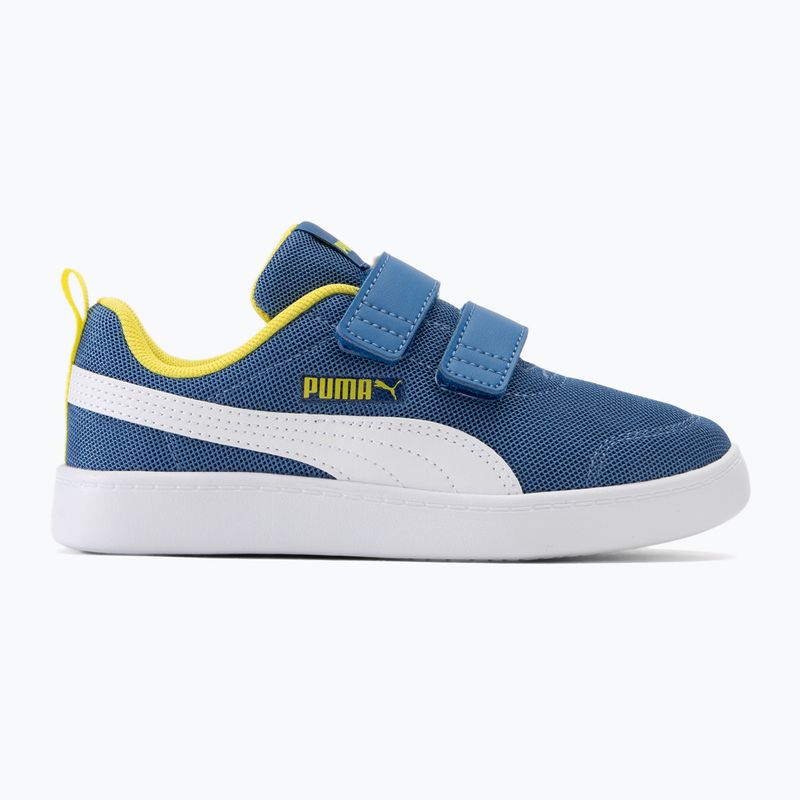 PUMA Courtflex v2 Mesh V PS star sapphire/puma white children's shoes 2