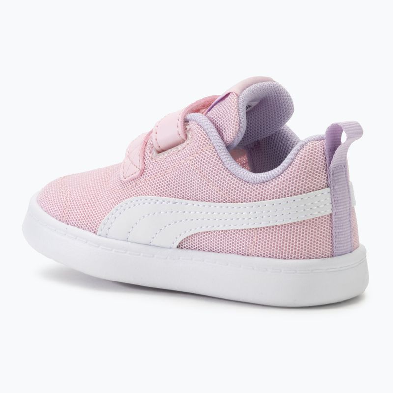 PUMA Courtflex v2 Mesh V Inf pink lady/puma white children's shoes 3