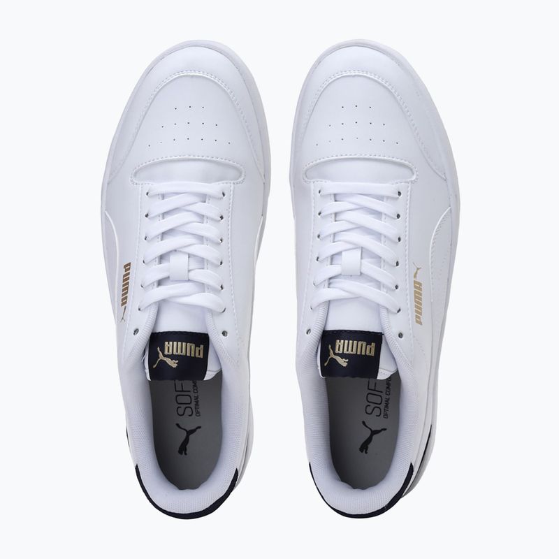 PUMA Shuffle shoes puma white/puma white/peacoat/puma team gold 6