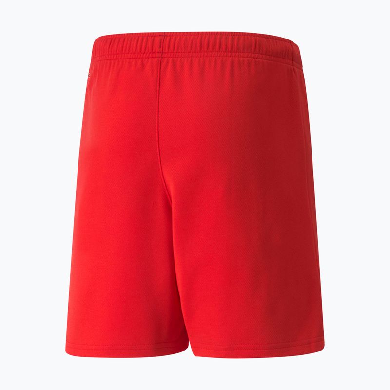 PUMA Teamrise children's football shorts red 704943 01 6