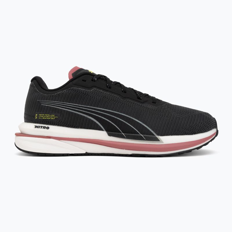 Women's running shoes Puma Velocity Nitro WTR black/silver/yellow 2