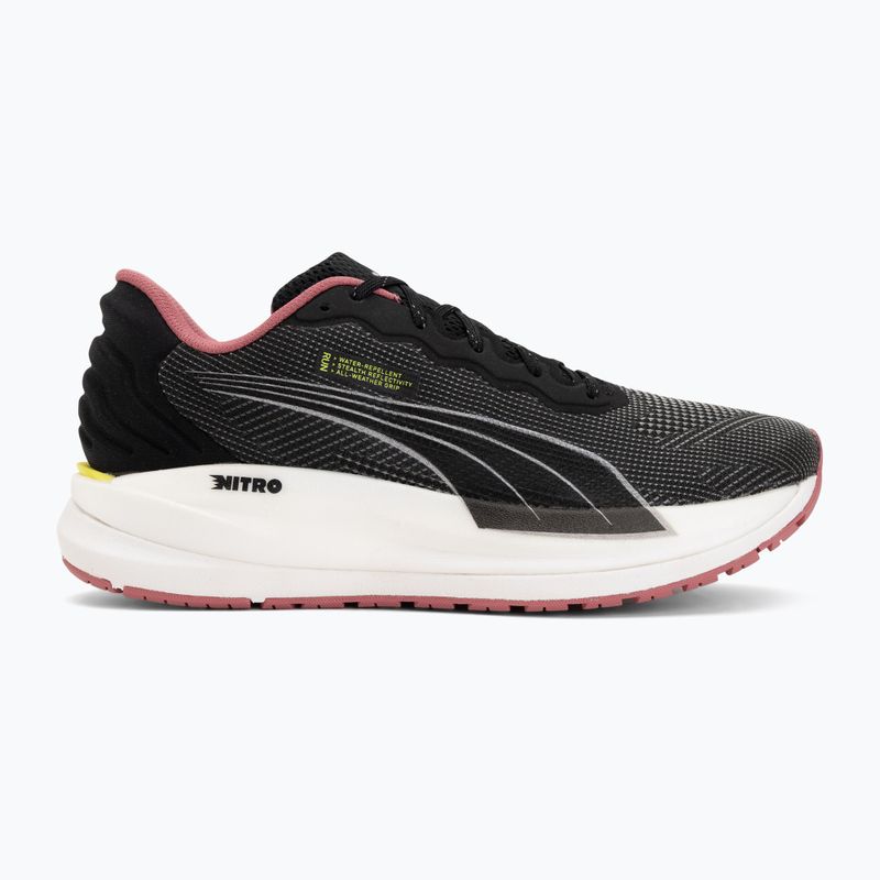 Women's running shoes Puma Magnify Nitro WTR black/mauvewood 2