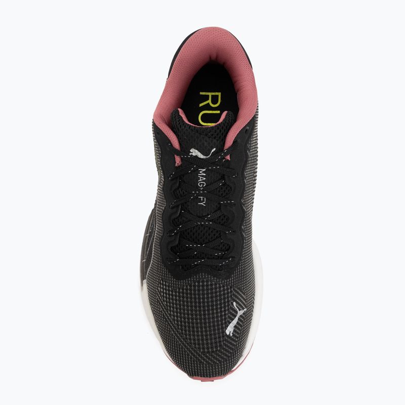 Women's running shoes Puma Magnify Nitro WTR black/mauvewood 5
