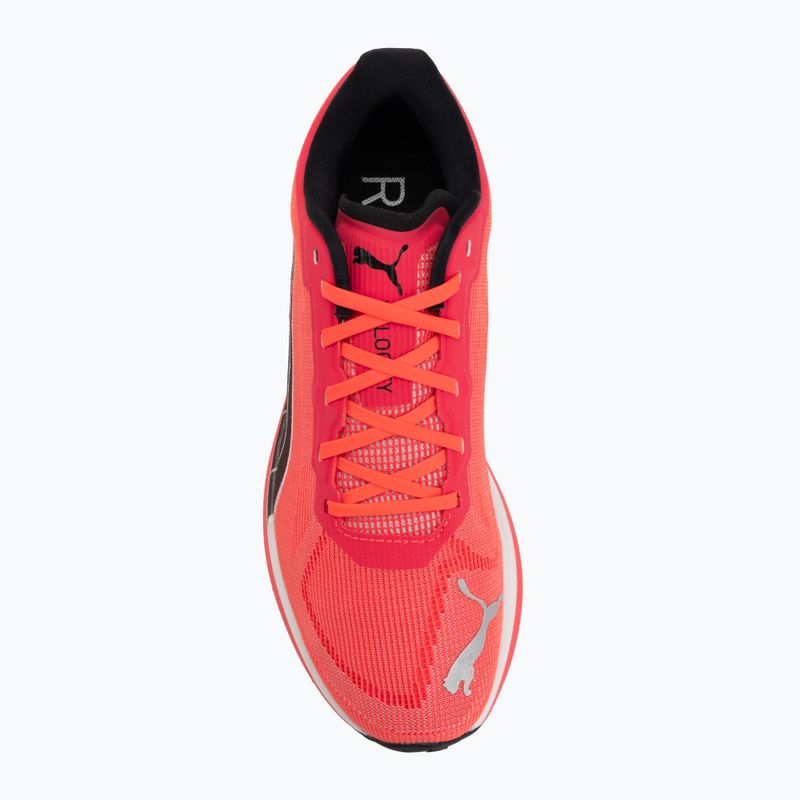 Women's running shoes Puma Eternity Nitro sunblaze/white/black 5