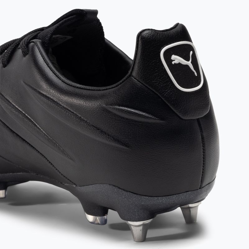 PUMA King Platinum 21 MXSG men's football boots black and white 106545 01 8