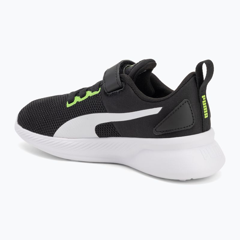 PUMA Flyer Runner V PS children's shoes green flash/puma white 3