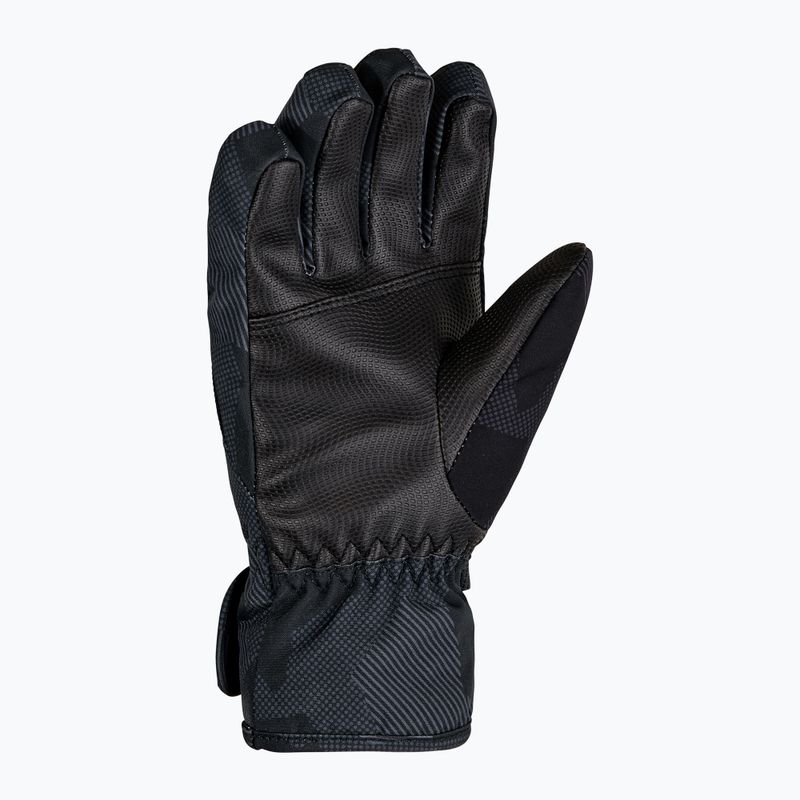 Children's ski gloves Ziener Leif-Z GTX black/gray ink camo 3