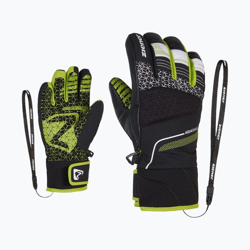 Ziener Lonzalo AS children's ski glove black 801922 6