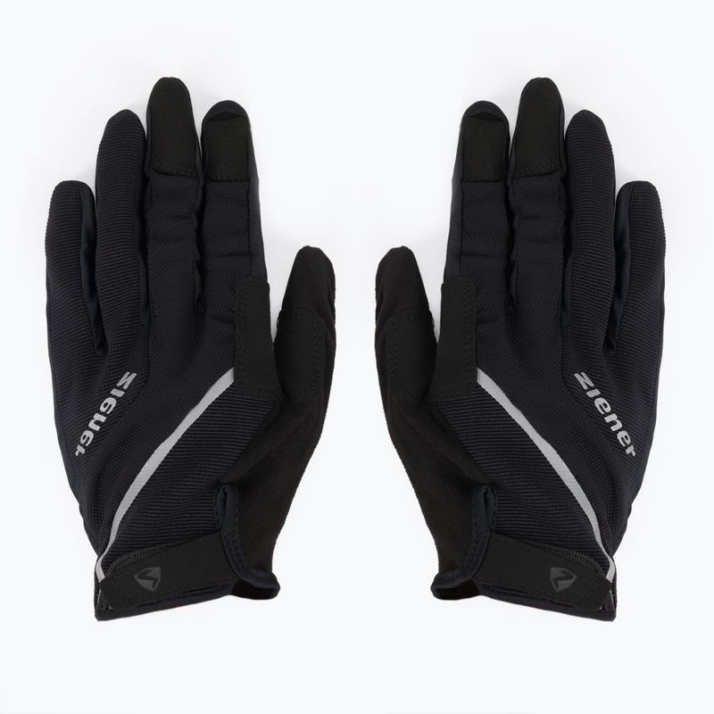 ZIENER MTB Bike Gloves Clyo Touch Long Gel black Z-988229/12 3