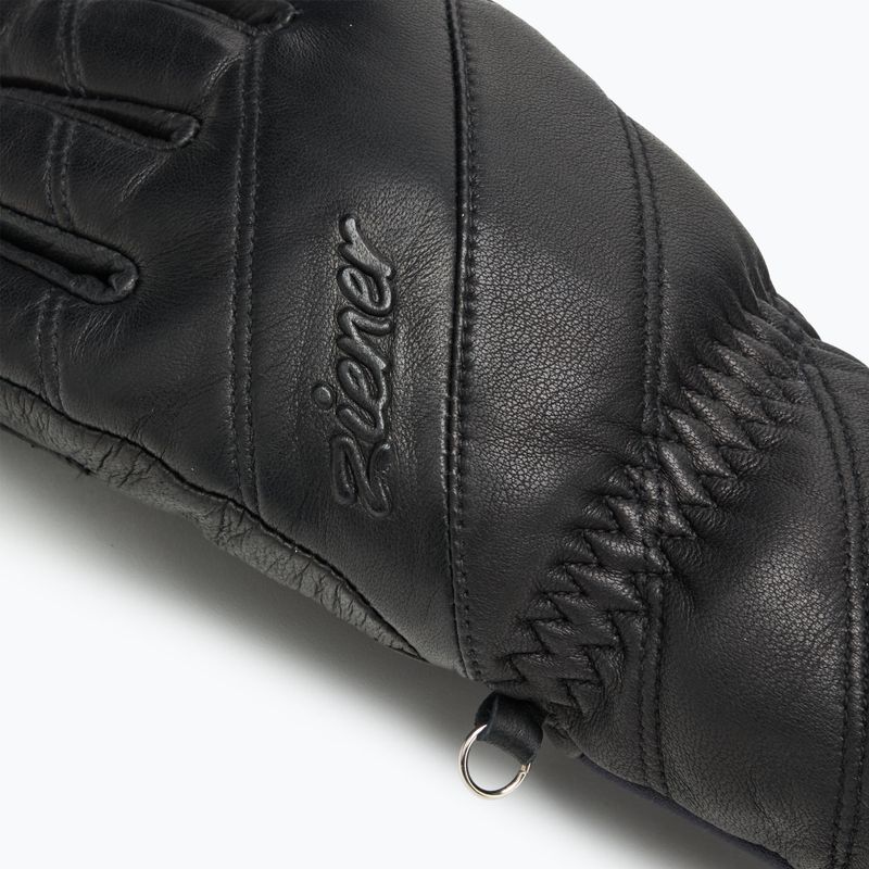 Women's Ski Gloves ZIENER Kuma Aquashield black 4