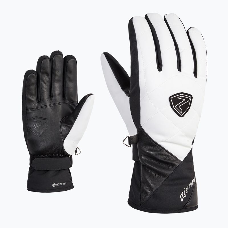 Women's Ski Gloves ZIENER Kamea GTX white 801198 7